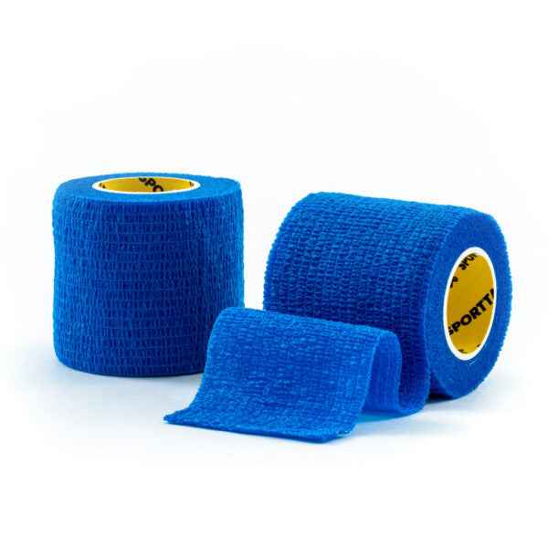 (TWO ROLLS) Football Cohesive Sock Wrap. 5cm x 4.5m