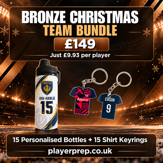 Bronze Christmas football team bundle for fifteen players