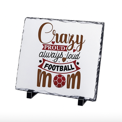 Soccer Mom Personalised Photo Slate – 15×20 cm
