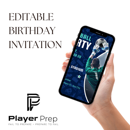 Editable Birthday Invitation