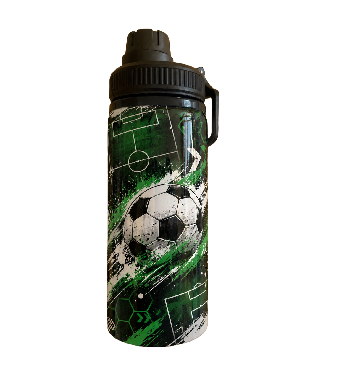 Personalised Football Water Bottle – 600ml