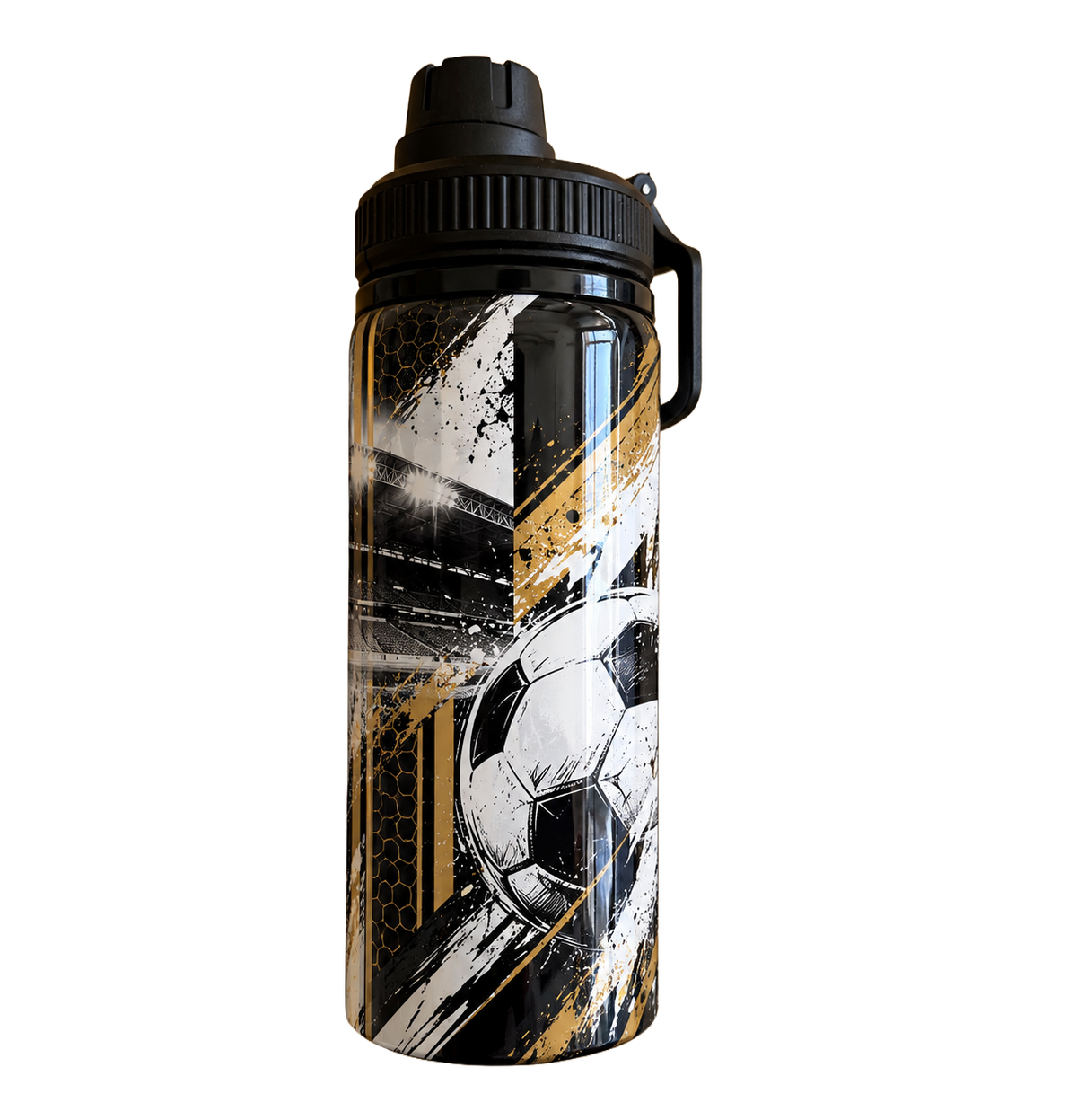 Personalised Football Water Bottle – 600ml