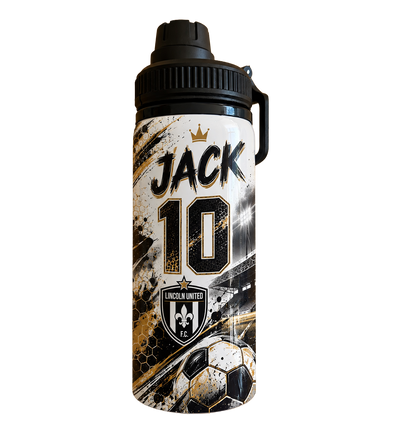 Personalised Football Water Bottle – 600ml