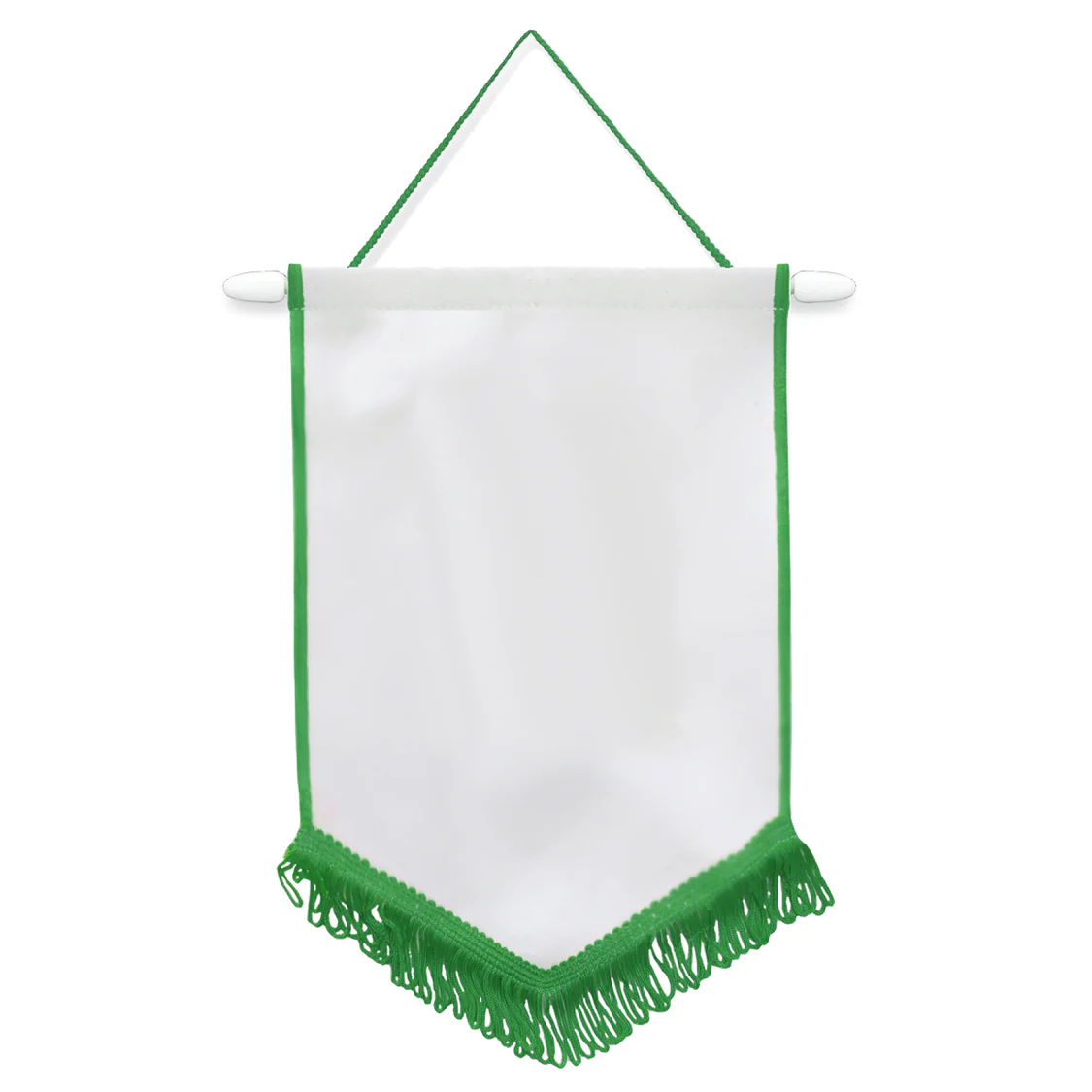 Sports Team Pennant Flag – Green, Red, Blue & White