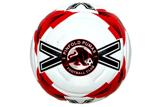 Football personalised with a club badge
