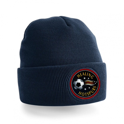 Personalised football beanie hat