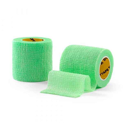 (TWO ROLLS) Football Cohesive Sock Wrap. 5cm x 4.5m