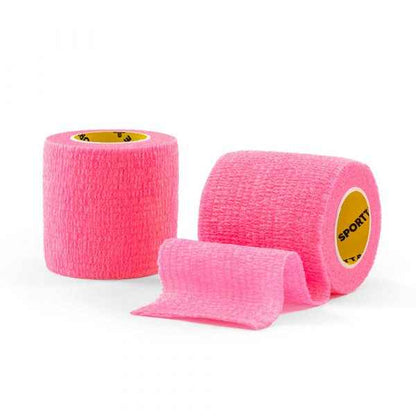 (TWO ROLLS) Football Cohesive Sock Wrap. 5cm x 4.5m