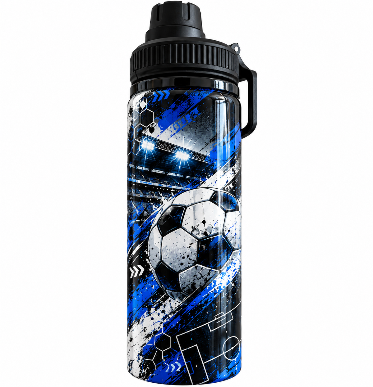 Personalised Football Water Bottle – 600ml