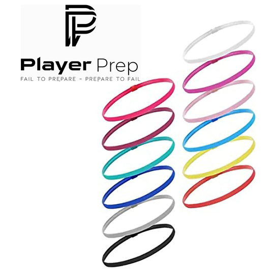 Sports Headbands - Thin Elastic Sports Headbands - Player Prep