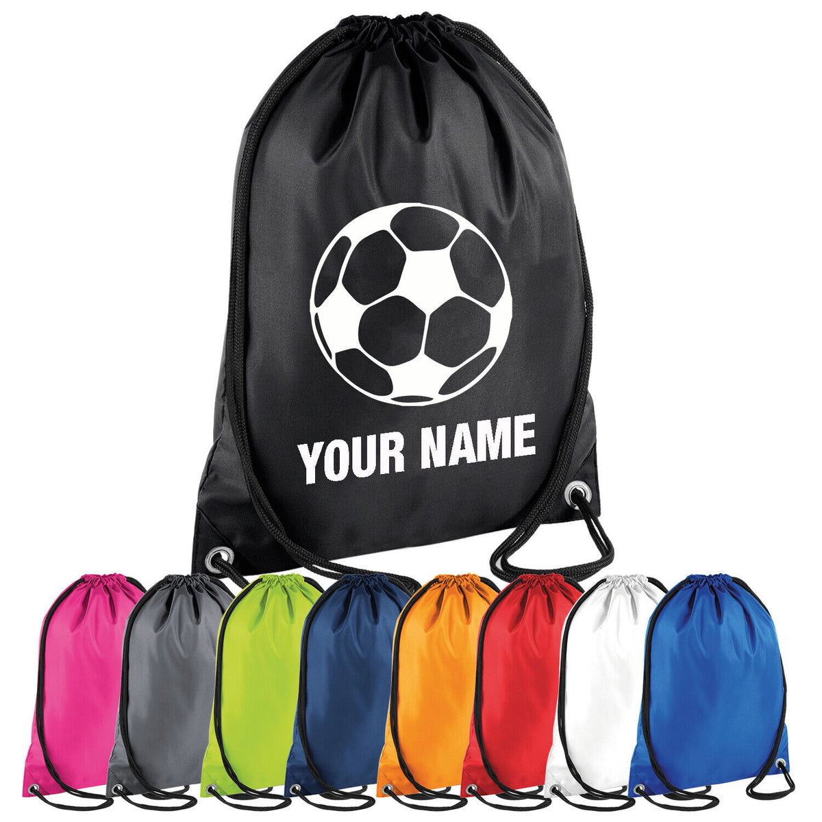 Personalised Drawstring Rucksack Bag